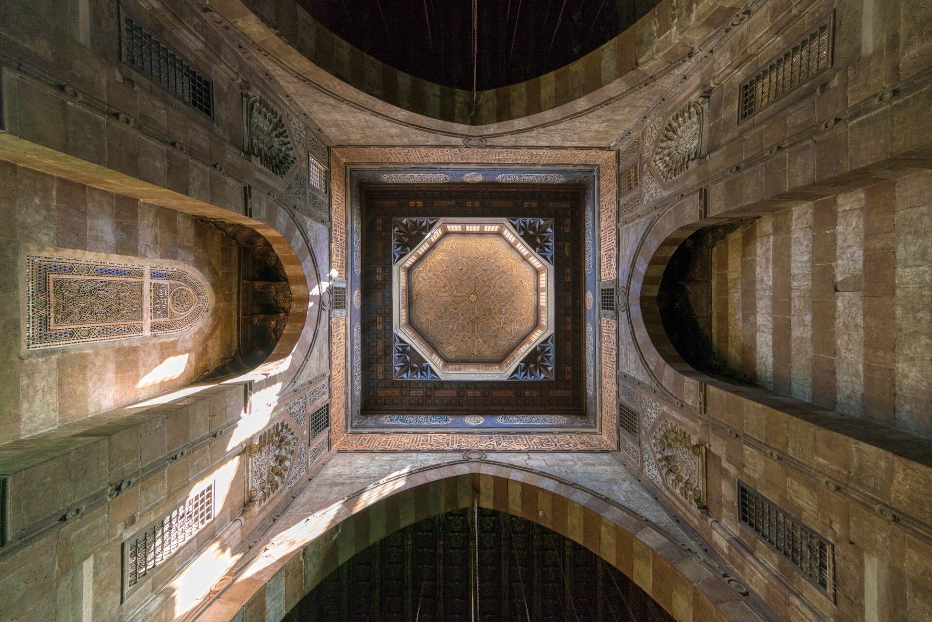 Abo Heriba mosque interior in Al Darb Al Ahmar, Islamic Cairo, Cairo, Egypt